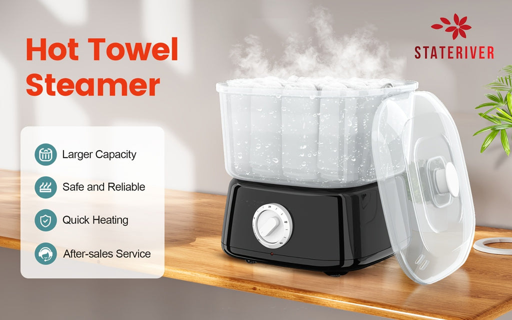 Mini Hot Towel Warmer For Spa, Towel Warmer Esthetician 5-Minute Small Towel Warmer, Mini Towel Warmer Towel Steamer For Facials, Bathroom, Barber, At Home Salon