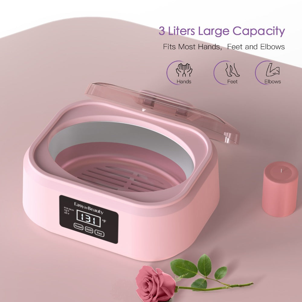 Paraffin Wax Machine for Hand and Feet, Touchscreen 3000ml Paraffin Wax Warmer with 6 Packs Wax (2.64 lbs), Paraffin Hot Wax Spa, Paraffin Bath for Home Use