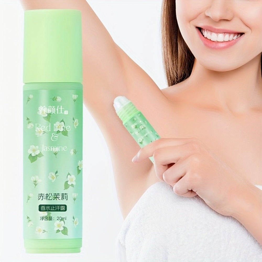 Scented Body Deodorant Long Lasting Fragrance Non-Greasy Formula for Women and Men - White Peach Champagne Jasmine Blue Rose Scents Fresh Gentle Skin-Safe Personal Hygiene Deodorant