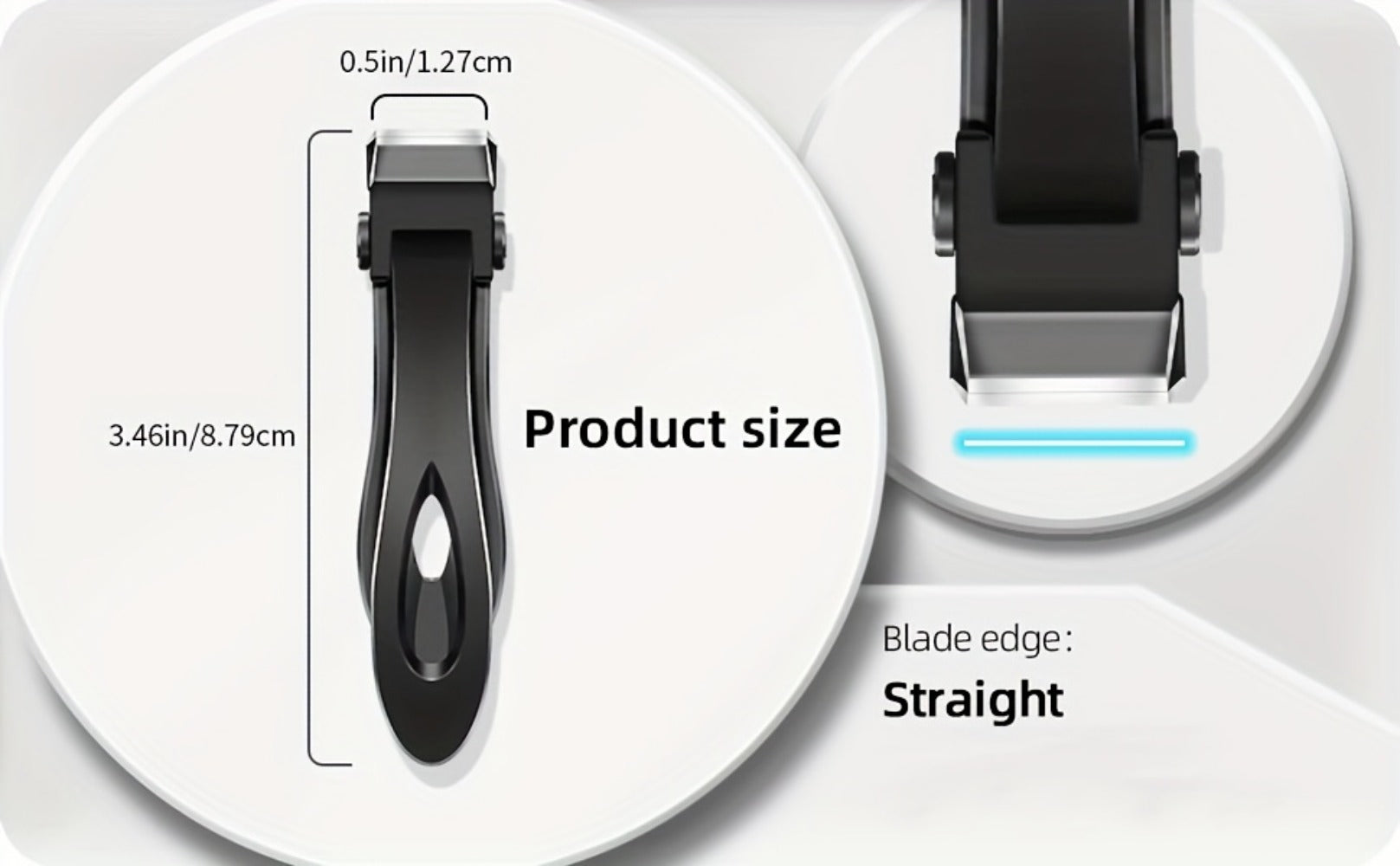Set of Nail Clippers, Designed for Seniors with Thick Toenails, Featuring Clippers for Thick Nails, a Wide Jaw Straight Nail Clipper, a Heavy-Duty Ingrown Toenail Clipper, an Angled Nail Clipper, And a Nail File, Suitable for Both Men And Women