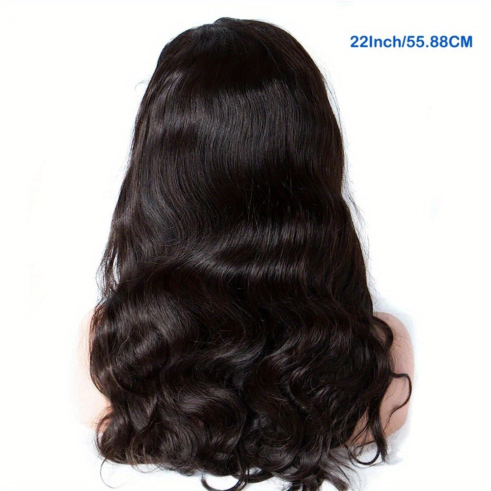 Body Wave Lace Front Wig Human Hair Glueless 4x4x1 Lace Closure Wig Pre Plucked with Baby Hair Natural Hairline Natural Color for Black Women 14-24 Inch