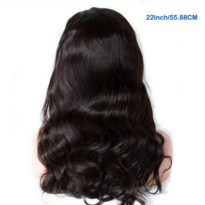 Body Wave Lace Front Wig Human Hair Glueless 4x4x1 Lace Closure Wig Pre Plucked with Baby Hair Natural Hairline Natural Color for Black Women 14-24 Inch
