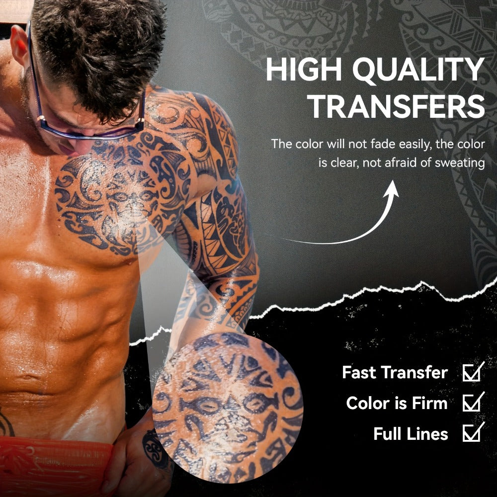 Tattoo Transfer Paper 40 Sheets Peripage Thermal Stencil Paper Ink-Free Fast Imaging A4 High Definition for Tattoo Machine Artists & Beginners