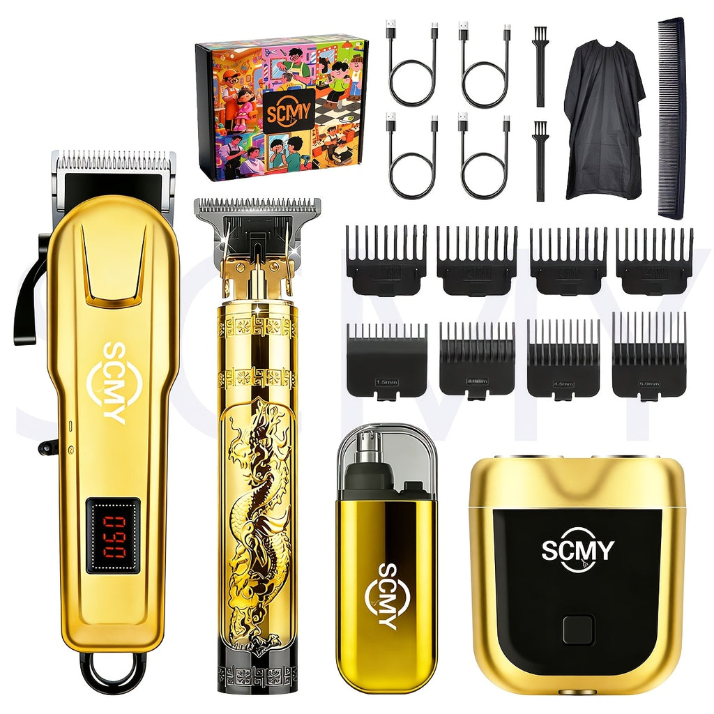 Cordless Hair Clipper Set for Professionals - Rechargeable Trimmer Suitable for Both Men And Women, Ideal for Barbers And Home Haircuts, Perfect for Personal Grooming And Travel, Great Gift Options for Father'S Day, Birthdays, And Christmas