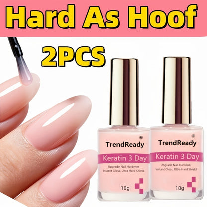 Nail Hardener Set | Extra Strong 15ml Pink, White & Yellow Colors for Weak & Splitting Nails — Long Lasting Fast Drying Manicure Essentials, Available in 2-Pack & 6-Pack