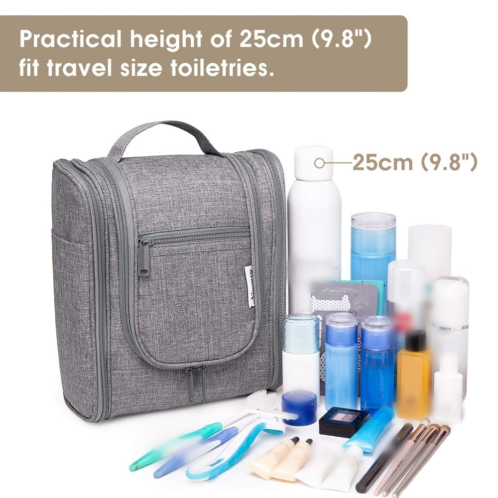 Travel Bag for Toiletries Cosmetic Bags for Women Hanging Toiletry Bag Multi-compartment Makeup Bag Organizer Bag for Essentials Accessories Makeup Bag for Cruise Essential Items Christmas Gift