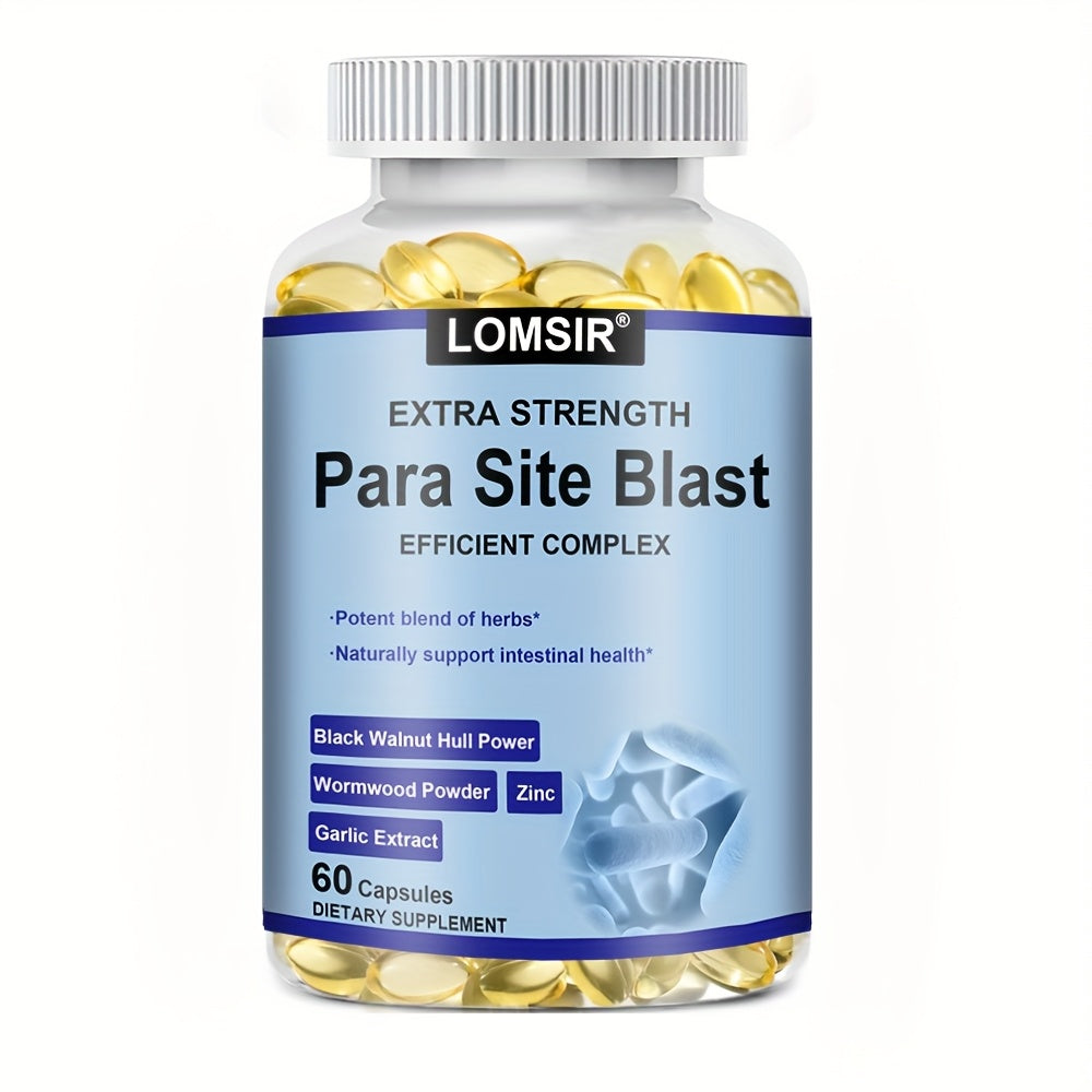 [Premium Intestine Health] Premium Intestine Health with Black Walnut, Wormwood Powder & More - Colon Health - 60 Softgels