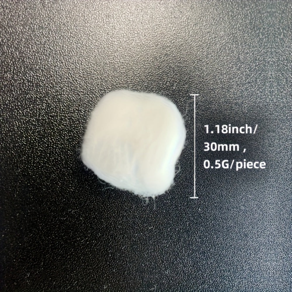 Cotton Balls 500 Count Jumbo Super Soft 100% Absorbent - Makeup Removal Skin Care Wound Cleaning Unscented Premium Cotton Balls for Sensitive Skin Pack of 5