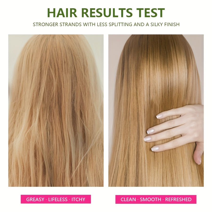 Rosemary Hair Care 3pcs Set - Rosemary Mint Shampoo Rosemary Mint Conditioner Rosemary Fragrance Essential Oil - Contains Rosemary Extract, Which Is Intensely Fragranced, Moisturizes Hair, Cares for Hair Roots, Unisex, Hair Care Set, Hair Care Essentials,