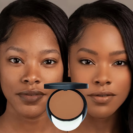 [Matte Setting Powder] Waterproof Sweatproof Setting Powder Palette, Matte End, Buildable Coverage for All Skin Tones, Brightening And Contouring Effect, with Plant-Derived Squalane, Makeup for Women