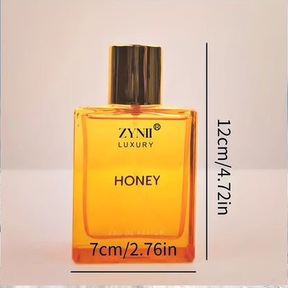 Unisex Honey Agarwood Perfume Long-Lasting Arabic Cologne Vanilla Bergamot Patchouli Vegan Ethically Made Luxury Fragrance Gift Amber Nectar Liquid Golden