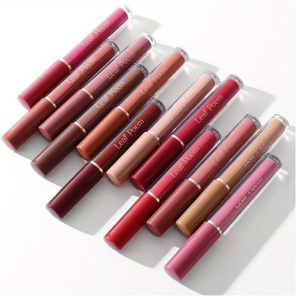 Lip Gloss Set 12pcs Long-Lasting Moisturizing Waterproof - High Color Payoff Non-Stick Non-Fading Formula for All Skin Tones - Hydrating Glossy Lip Makeup for All-Day Wear - Perfect Holiday Gift Set