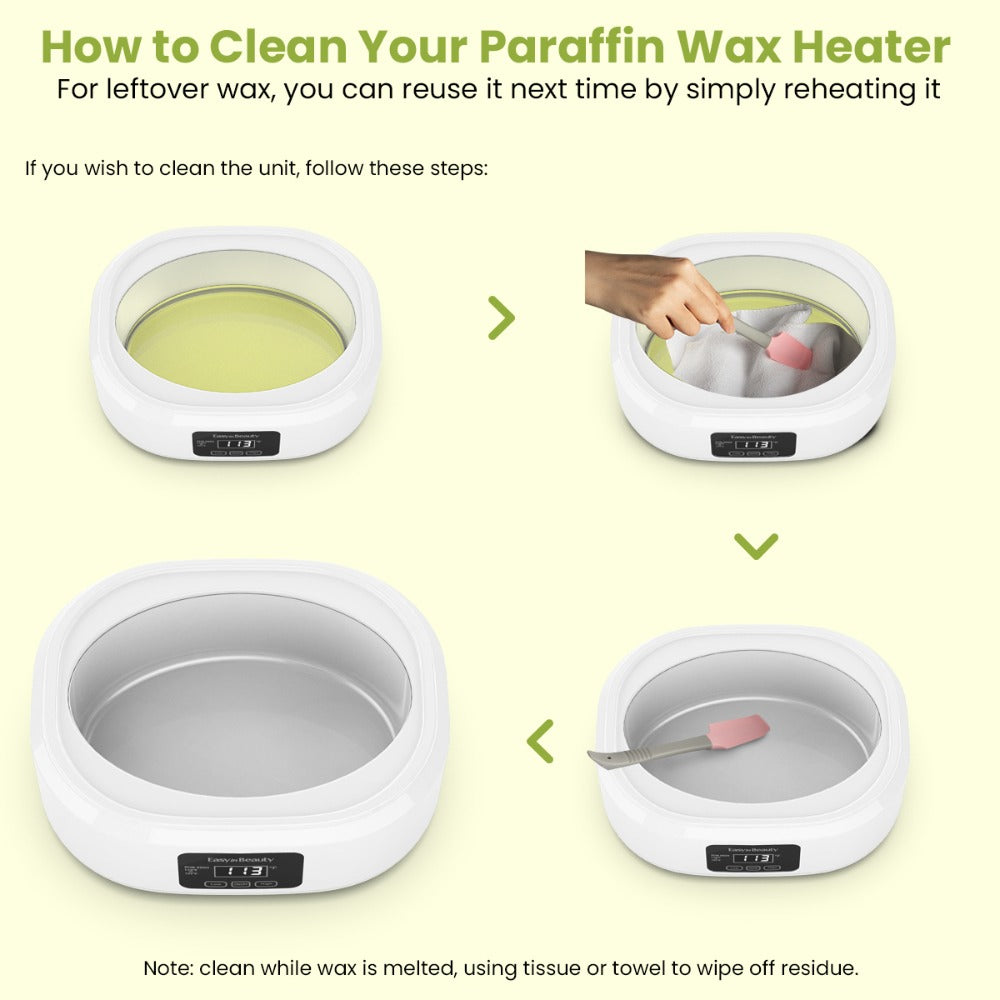Paraffin Wax Machine for Hand and Feet, Touchscreen 3000ml Paraffin Wax Warmer with 6 Packs Wax (2.64 lbs), Paraffin Hot Wax Spa, Paraffin Bath for Home Use