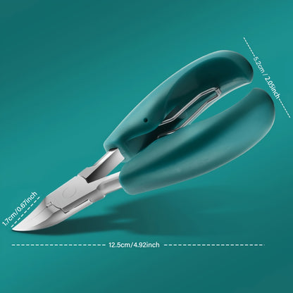 Toenail Clippers for Thick Nails & Ingrown Toenails 3 Pack - Sharp Curved Blade Podiatrist Nail Clipper for Men Women Seniors Professional Pedicure Tool