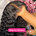Wear And Use These Glueless Human Hair Wigs That Are Pre-Plucked And Pre-Cut, Featuring a 13X4 HD Deep Wave Lace Closure with 250 Density, Designed for Easy Wear Without Glue, Perfect for Beginners in a Natural Shade