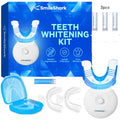 Teeth Set, LED Light Tooth Whitener With Teeth Gel, Mouth Trays, Brush And Tray Case -Fast Restores Your White Smile Mint