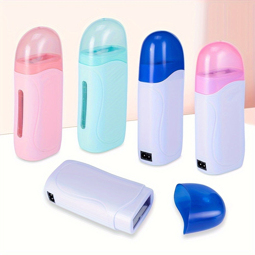 Hair Removal Wax Warmer, Portable Wax Machine Roller for Women Men, Waxing for Soft Wax Heater, Roll-On Design for Travel Home Use, Solely Roller