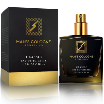 Men's Pheromone Cologne 50ml – Natural Long Lasting Fresh Aromatic Scent, Confidence Boosting Fragrance Spray for Men, Attract & Charm, Ideal for Dating, Daily Wear & Special Occasions