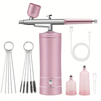 Waist-length 2-speed powder pump + airbrush + 2 pots + brush