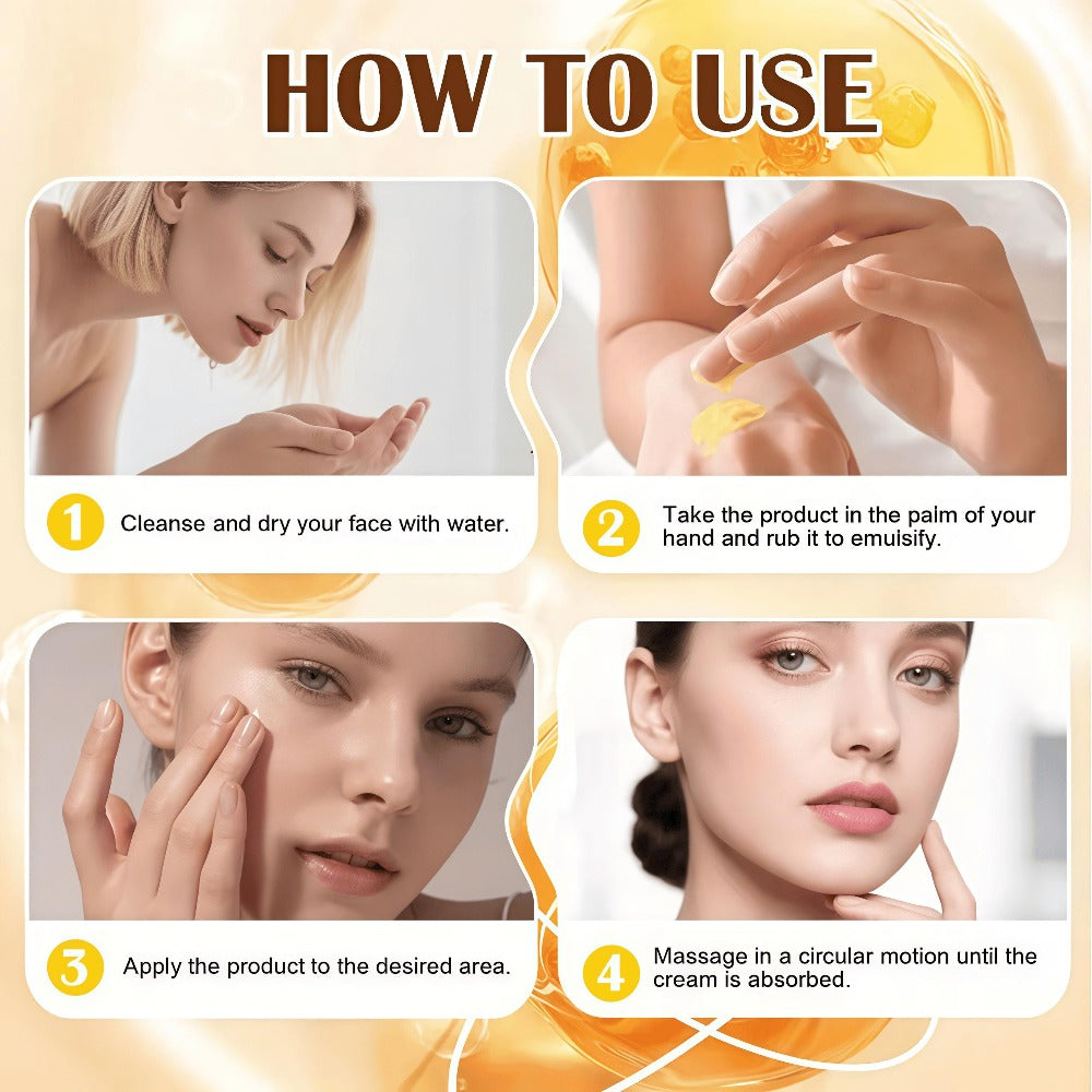 7-in-1 Face Cream-Tightens Facial Skin. Enriched with Collagen and Hyaluronic Acid, It Deeply Moisturizes and Lifts Sagging Skin, Restoring a Youthful Glow. Formulated with Hypoallergenic Ingredients for Easy Absorption.