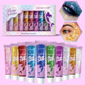 10 Color Set Face & Body Glitter - Cosmetic-Grade Holographic Glitter Gel - Makeup For Festivals, Raves, Anime Cosplay - Safe For Face, Easy Application & Removal