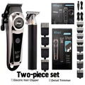 Take Care Of Everything! 2pcs/3pcs/4pcs Men'S Electric Hair Clipper, Nose Hair Clipper, Shaver Set - Wireless USB Charging Professional Hair Clipper Set With Lithium Battery - His Ideal Gift, Christmas, Valentine'S Gift| Fashionable Golden Design!