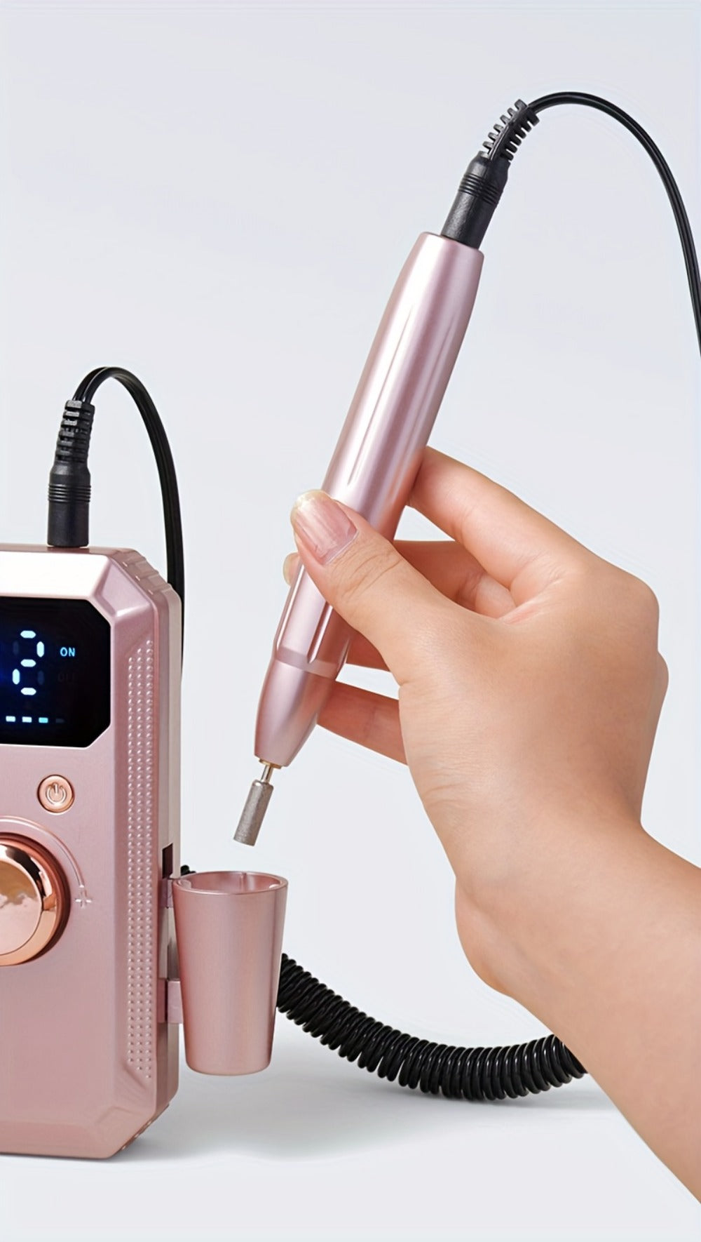 This Electric Nail Grinder Is Rechargeable And Comes with 11 Grinding Heads And 20 Sanding Rings, Perfect for High-Speed Salon Use at Home, Making It a Great Gift for