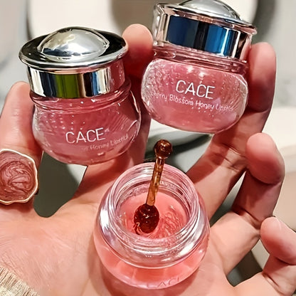 Lip Balm & Mask 3PCS Cherry Flavor - Hydrating Squalane Lip Oil, Nourishing Lip Primer & Glossy Moisturizing Lip Mask for Soft Lips, All Skin Types, Gift for Women & Men