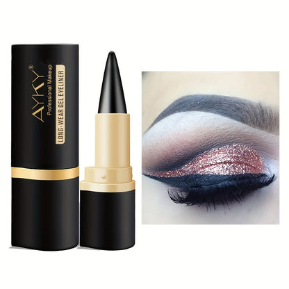 Black Eyeliner Pencil – 5-Pack Waterproof Smudge-Proof Matte Eyeliner, Long-Lasting Cream Formula, Fade-Resistant, Easy to Apply for Beginners, Solid Liner Set
