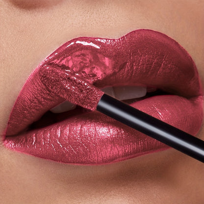 Shimmer Liquid Lipstick — Highly Pigmented Metallic Lip Gloss | Long-Lasting Non-Sticky | Plant Squalane Formula | 24 Shades for All Skin Types