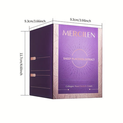 Collagen Face Cream with Sheep Placenta & Hyaluronic Acid — Deep Hydrating Moisturizer with Niacinamide & Plant Squalane for Smooth, Plump, Firm Skin 50g