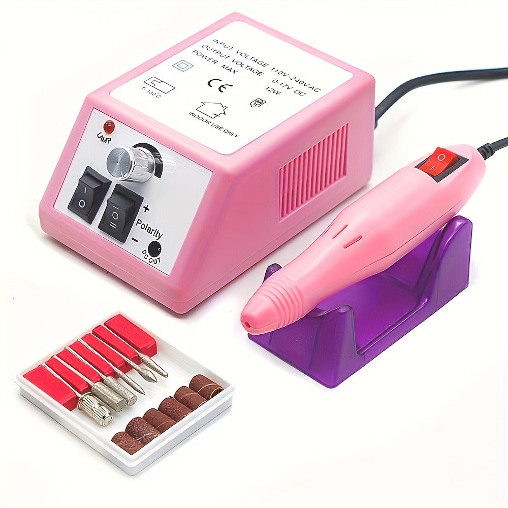 20000RPM Electric Nail Machine Desktop Equipment with Milling Cutters Bits Set Gel Cuticle Armor Removal Pedicure Manicure Tool Professional Electric Nail Drill Milling Machine for Manicure Pedicure Files Tools Kit Nail Polisher