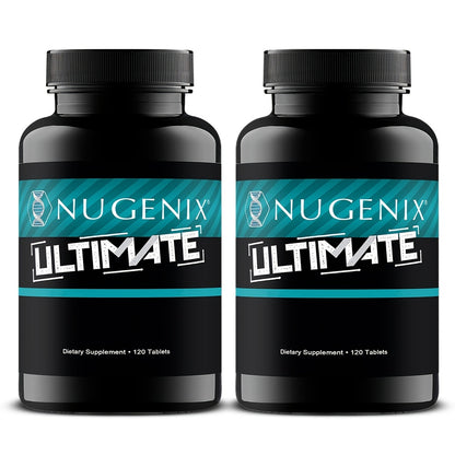 Men's Vitality Supplement Capsules - Nugenix Ultimate Formula for Male Energy, Strength & Testosterone Support - Daily Performance Booster for Men - 120 Capsules Per Bottle
