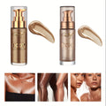Set of Two Liquid Luminizers That Provide a Moisturizing Shimmer for Both Face And Body, Perfect for Summer Makeup As an All-In-One Highlighter