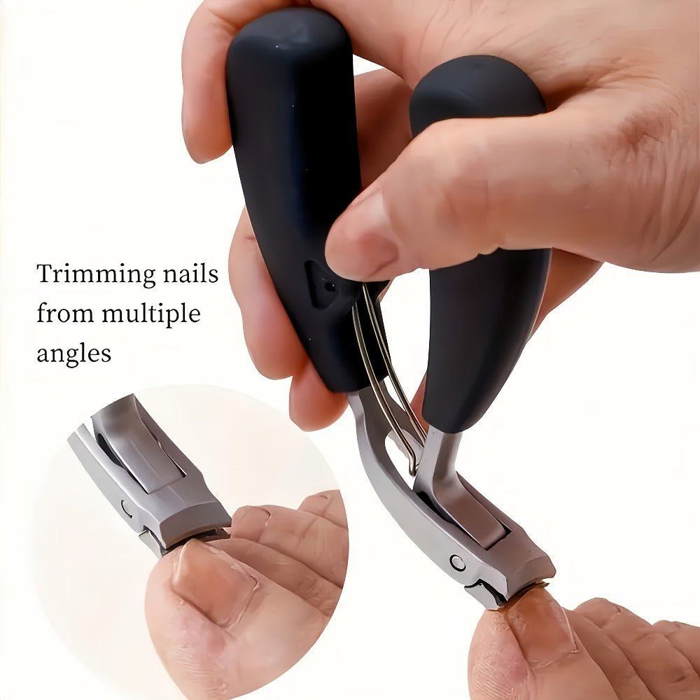 5 Thick Toenail Clippers, Senior Toenail Clippers, Thick Toenail Clippers, Large Opening Nail Clippers, Heavy Inward Growing Toenail Clippers, Diagonal Nail Clippers, Nail File, Big Toe Clippers For Men, Senior Women
