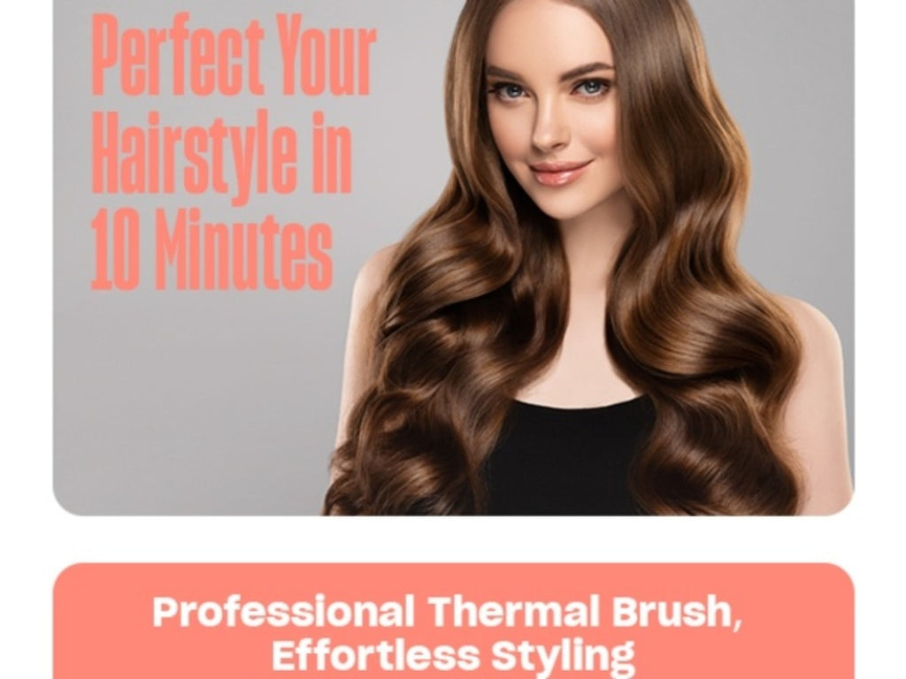 Twist Pro Thermal Brush - 1.5 Inch Heated Round Brush, Effortless Salon Finish, Dual Voltage Travel-Friendly Styling Tool, Anti-Scald, Heats In 20s