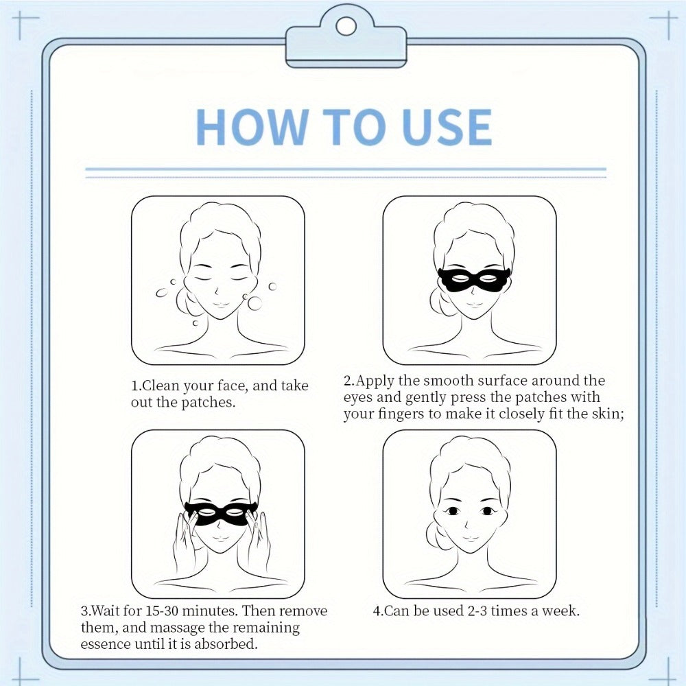 ILISYA Marine Collagen Moisturizing Eye Mask 15 Pairs in 3 Boxes, Butterfly Design Nourishes all Eye Area, Rich in Collagen Niacinamide, Moisturizing Delicate Eye Skin, Christmas/party/New Year/Gifts