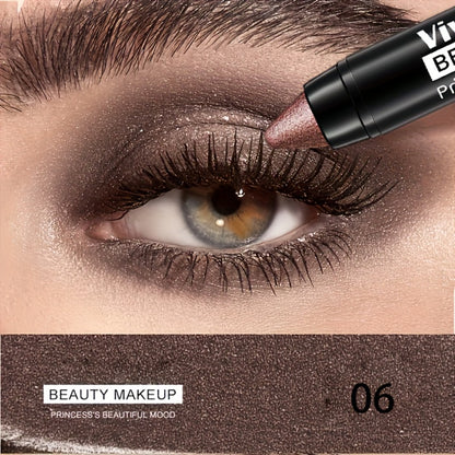 Eyeshadow Sticks 7-Piece Set – Pop Color Matte Eye Makeup Pencils with Eyebrow Pencil, Easy Apply Smoky Eye Kit for Party, Daily & Festival Makeup