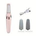 [Foot Remover] 2Set 4Heads And 1Set 2Heads Electric Foot File | Different Foot Grinding Heads, Two Speed Settings | IPX4 | Automatic Lighting | for Foot Removal
