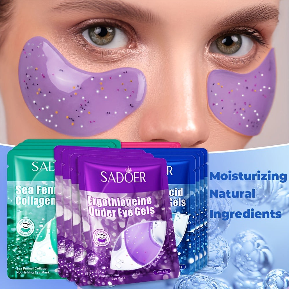 62pcs Lip Mask And Eye Mask Mixed Travel Suit, Moisturizing And Not Greasy In Autumn And Winter, Traveling On Business Trips, Easy to Carry, Travel Suit, A Must-have for Women's Travel