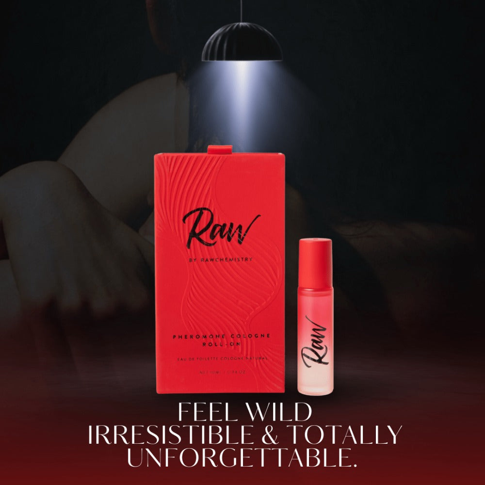 RawChemistry Raw Cologne Roll-On for Men | Pheromone Infused | Easy Application | Boosts Confidence & Attraction | Long-Lasting & Bold Scent