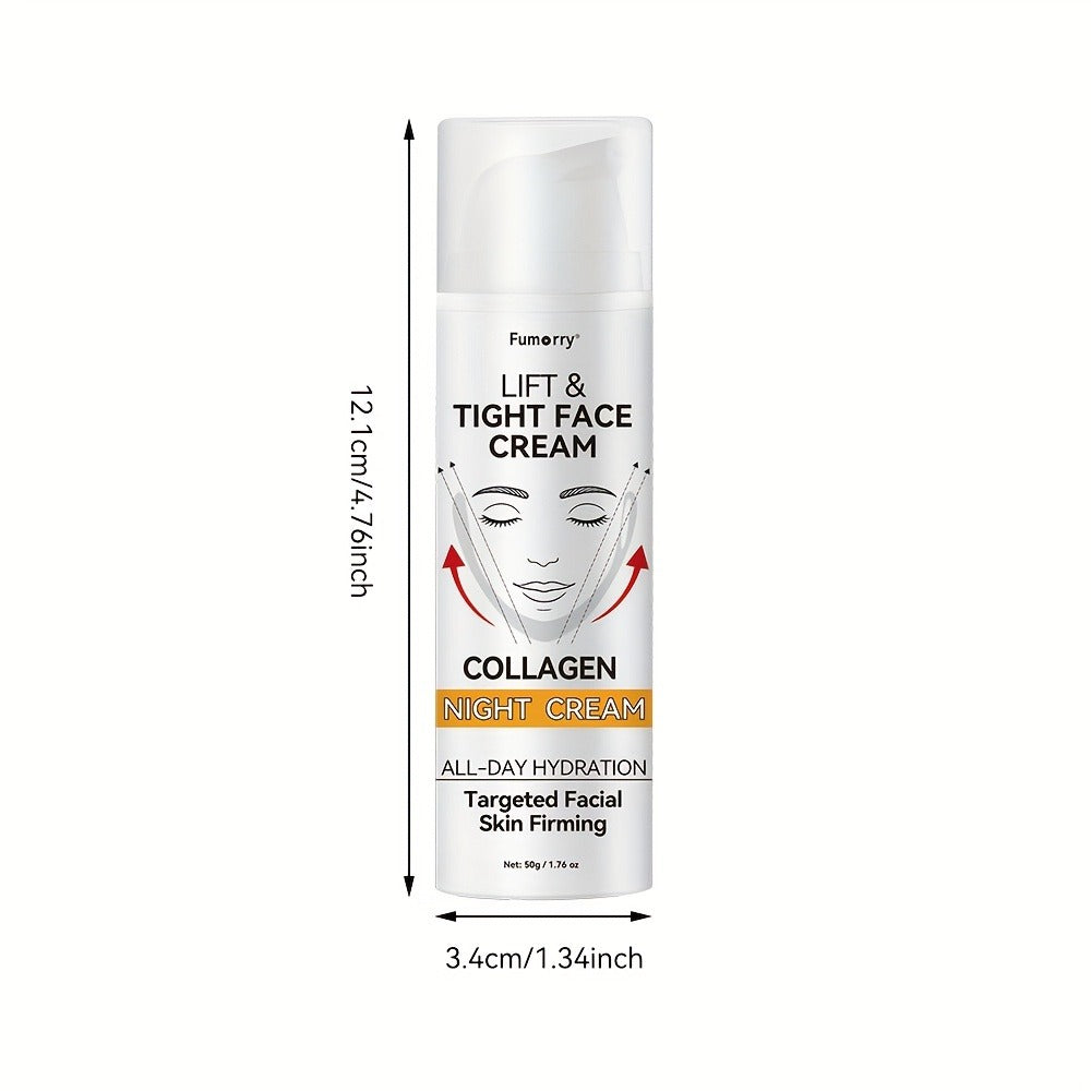 Collagen Lift & Tight Night Cream, Firming Face Cream | Hydrating Cream | Moisturizing Cream, Snail Mucin Soft & Elastic