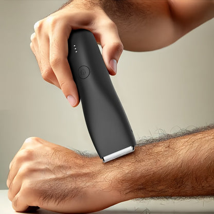 Body Hair Trimmer for Men and Women Electric Groin Hair Trimmer with Replaceable Ceramic Blades USB Rechargeable Waterproof Pubic Hair Shaver Bikini Trimmer