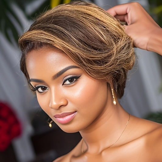 Short Bob Wig Human Hair 4X1 Lace Fontal Glueless Wigs Pre Cut Lace Body Wave Bob Lace Front Wigs for Woman Rebecca