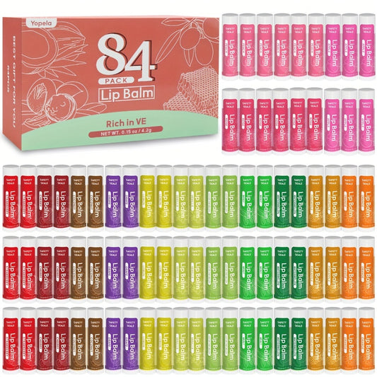 84pcs/box, Lipstick Set, 14 Flavors, Dry Lips Moisturizing, Natural Luster, Wedding Bridesmaids, Graduation Ceremony, Party Souvenirs, Cheap Small Gift Gifts, Portable Small Packaging, Local Warehouse