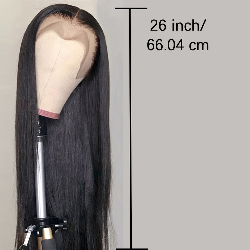 13*4 Straight Lace Front Wigs Lace Front Synthetic Fiber Wigs for Glueless Lace Frontal Wig Pre Plucked with Hair Hairline