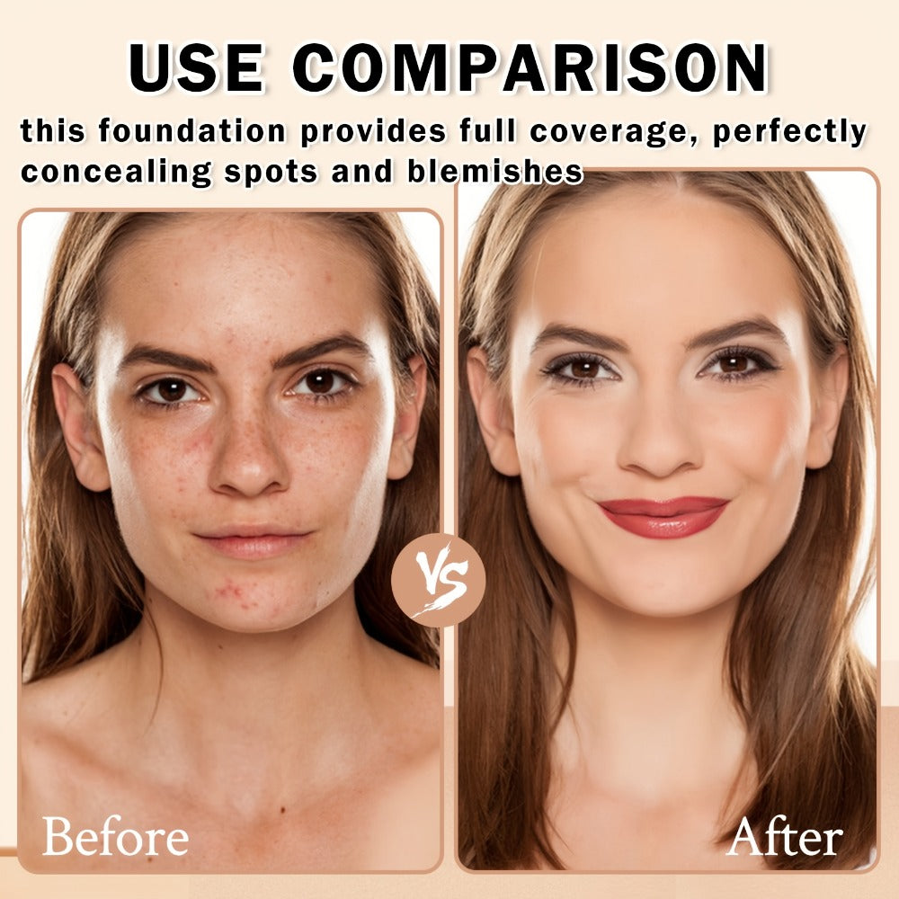 Liquid Foundation Spray - Silky Mist Magic Minerals Formula, Flawless Full Coverage Setting Spray Foundation for Mature & All Skin Types | 8 Shades from Natural to Tan | Lightweight Matte Finish