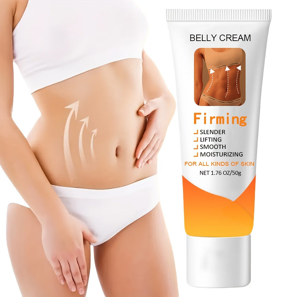 Belly Firming Cream with Jojoba Oil And Caffeine: Moisturizing Firming Body Massage Cream for Women's Beige - Tightening, Butt, Belly, Thighs, 1. 76oz (50g) Gift, Perfect Christmas Gift