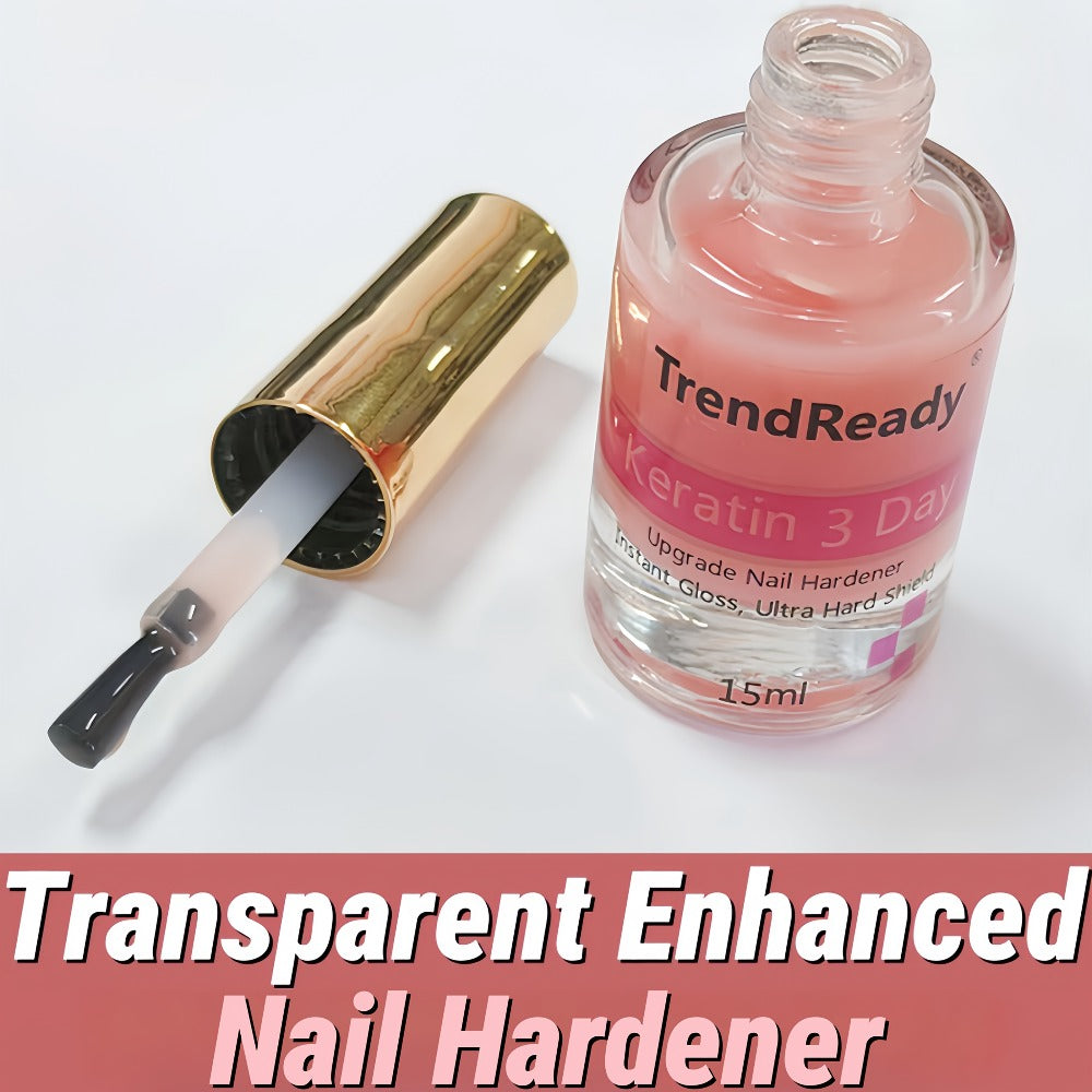 2pcs 0.51oz Nail Hardener for Weak Nails | Long Lasting & Fast Dry Nail Protein Hardener for Weak Nails | Clear Nail Polish Base Coat Concealer Ridge Filler for Nails, Smoothes Nails, Quick Air Dry, HEMA Free|Halloween, Nail Oil