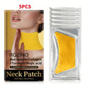 5pcs Bio Collagen Neck Lift Mask Patch, Moisturizing And Brightening Gel, Easily Absorbed, Appearance of Wrinkles, Aging And Sagging Skin, Makes Skin Look Smoother And Firmer, Makes Skin Younger-Looking, Neck Mask, Skincare